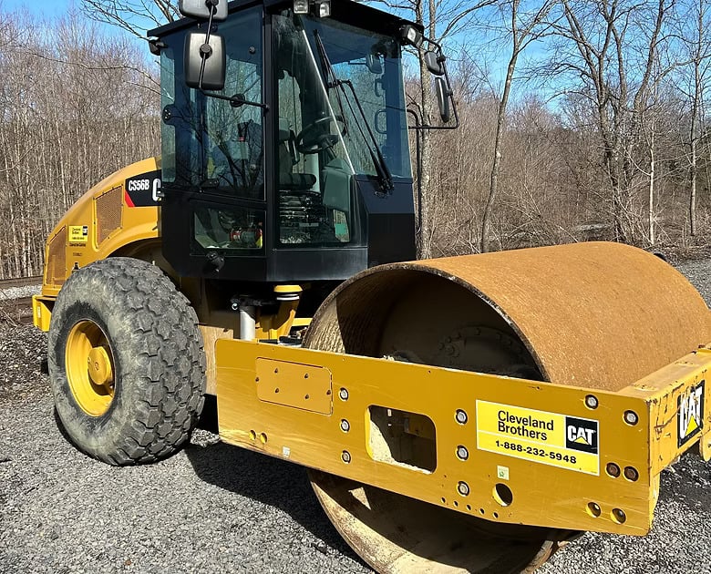 Compactor ready to work