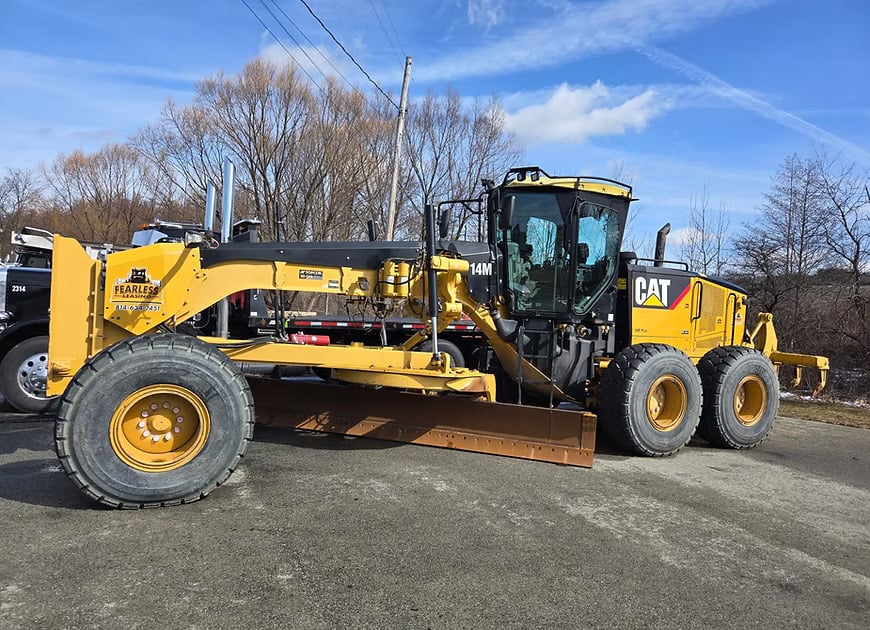 Grader working on a site