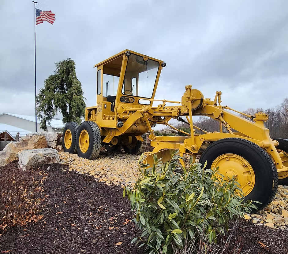 Grader ready to work