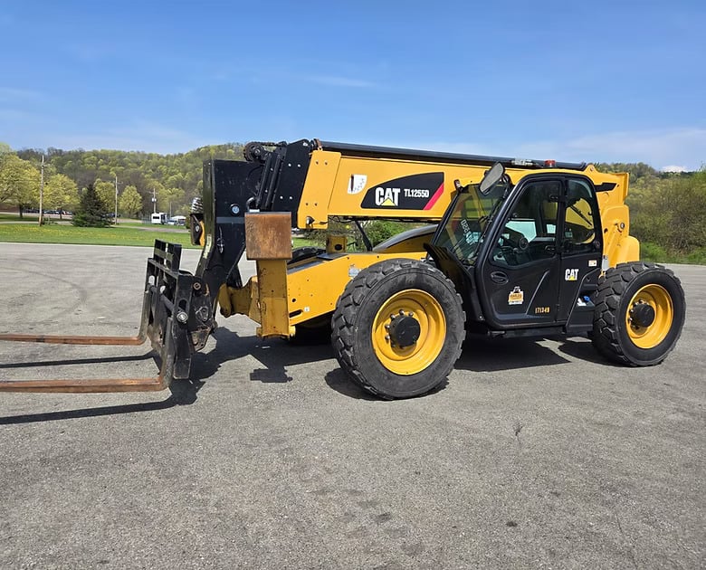 Telehandler ready to work