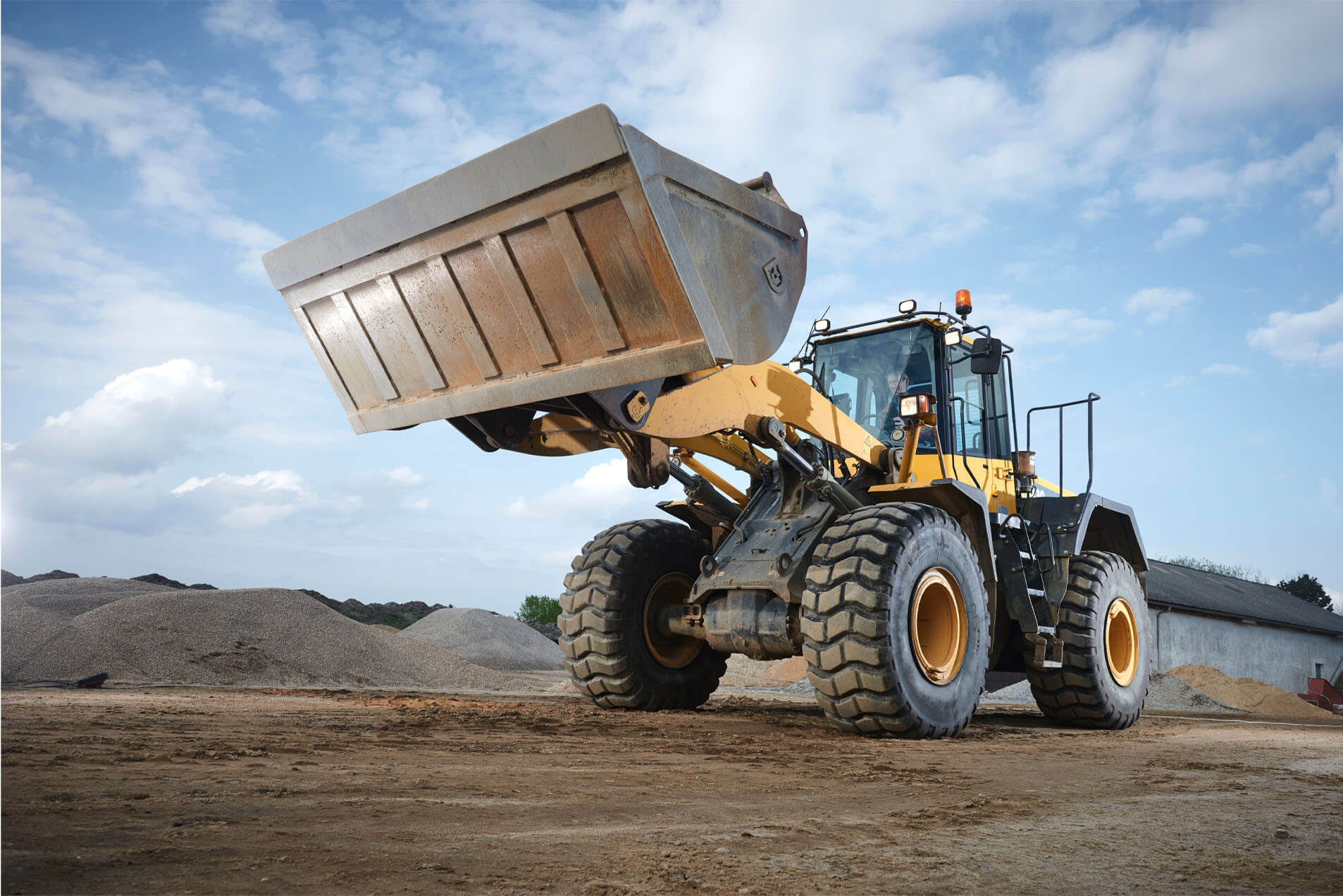 Wheel Loader working on a site